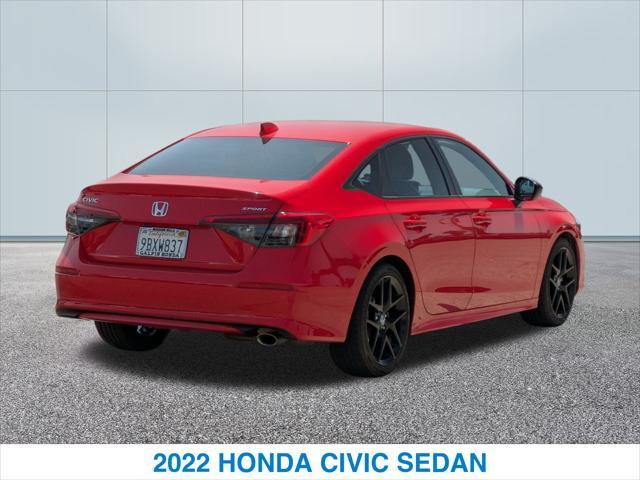 used 2022 Honda Civic car, priced at $25,000