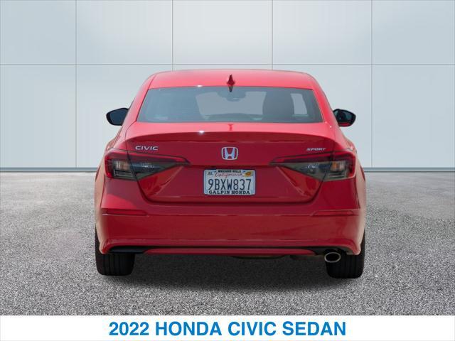 used 2022 Honda Civic car, priced at $25,000