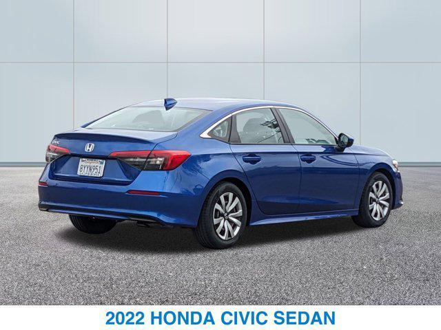 used 2022 Honda Civic car, priced at $22,198