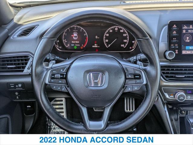 used 2022 Honda Accord car, priced at $27,118