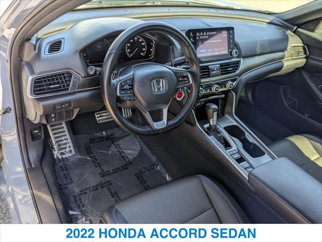 used 2022 Honda Accord car, priced at $27,118