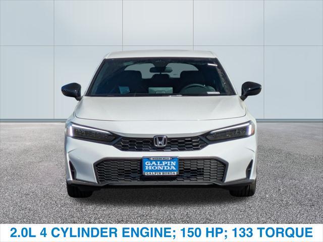 new 2025 Honda Civic car, priced at $29,055