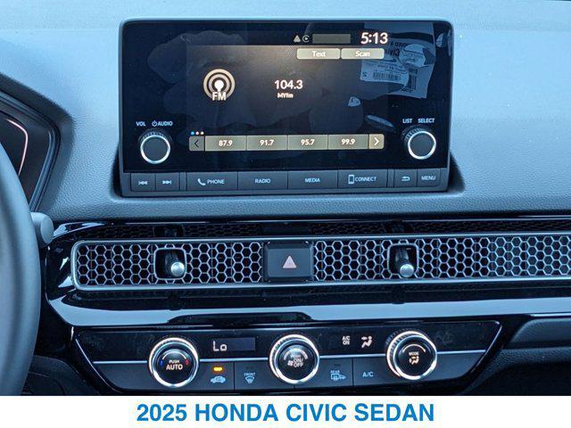 new 2025 Honda Civic car, priced at $27,345