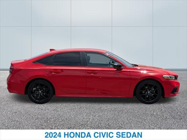 used 2024 Honda Civic car, priced at $25,508