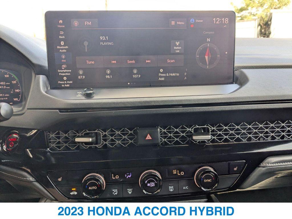 used 2023 Honda Accord Hybrid car, priced at $26,718