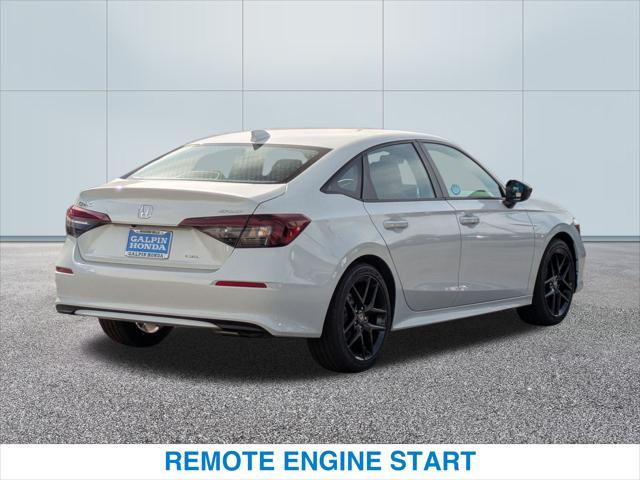 new 2025 Honda Civic Hybrid car, priced at $30,555