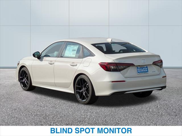 new 2025 Honda Civic Hybrid car, priced at $30,555