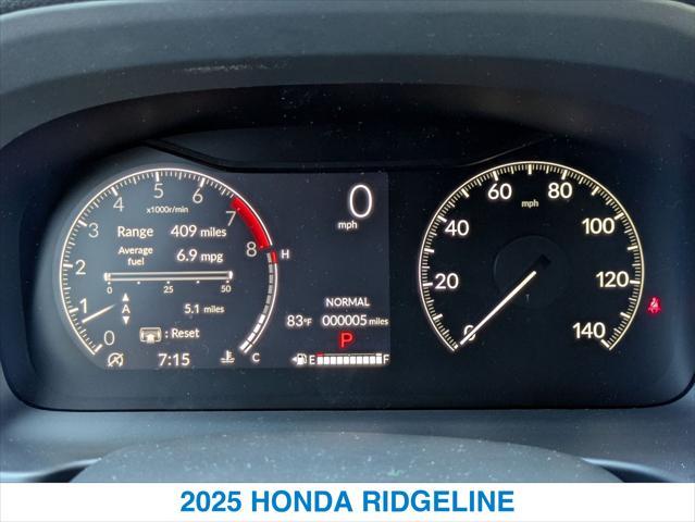 new 2025 Honda Ridgeline car, priced at $42,055