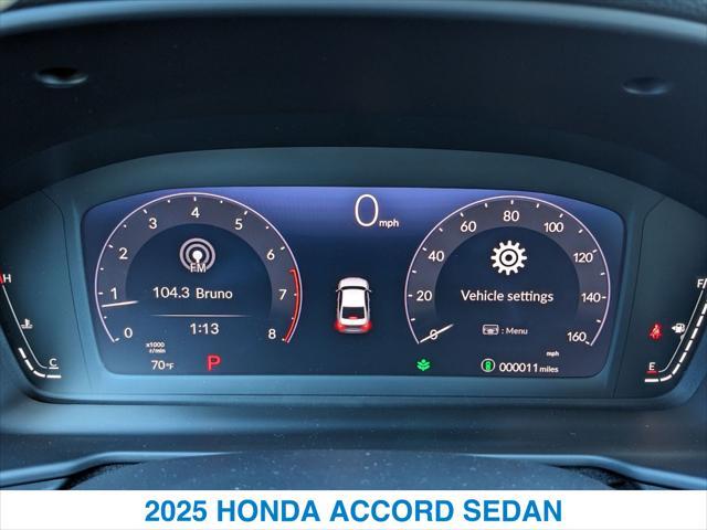 new 2025 Honda Accord car, priced at $32,110