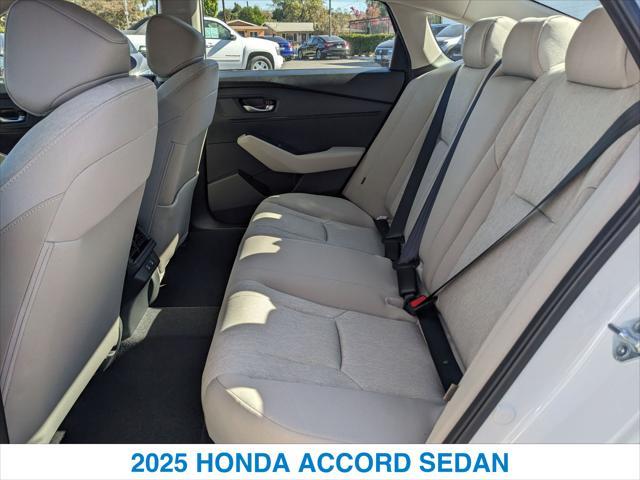 new 2025 Honda Accord car, priced at $32,110