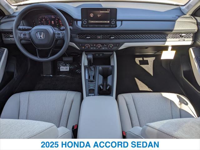 new 2025 Honda Accord car, priced at $32,110