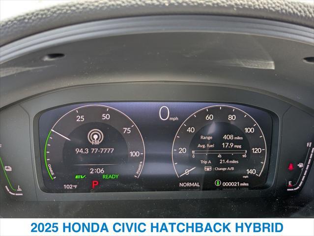 new 2025 Honda Civic Hybrid car, priced at $34,300