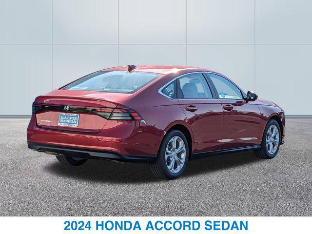 new 2024 Honda Accord car, priced at $29,445