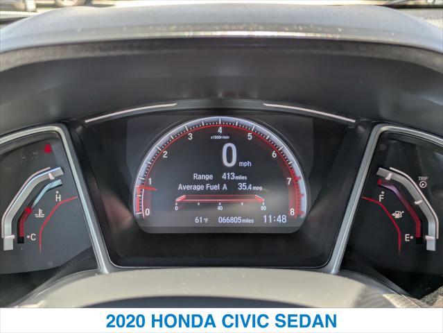 used 2020 Honda Civic car, priced at $21,378