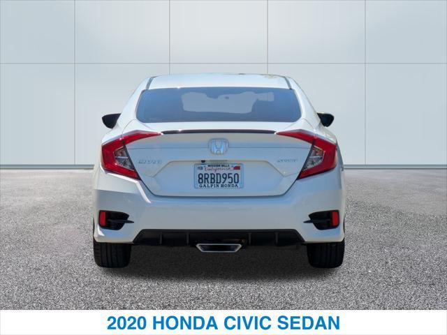 used 2020 Honda Civic car, priced at $21,378