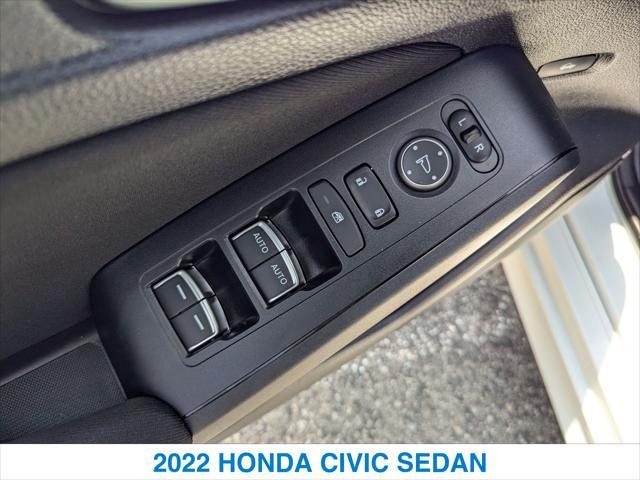 used 2022 Honda Civic car, priced at $24,488