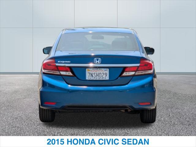 used 2015 Honda Civic car, priced at $12,000