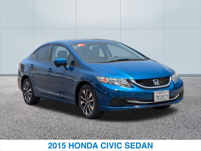 used 2015 Honda Civic car, priced at $12,000