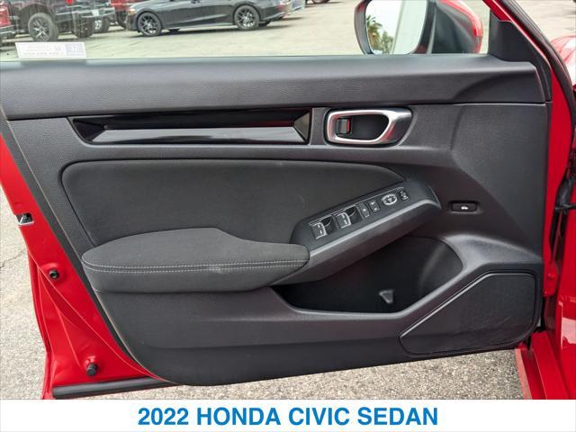 used 2022 Honda Civic car, priced at $25,000