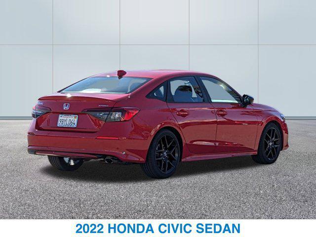 used 2022 Honda Civic car, priced at $24,208