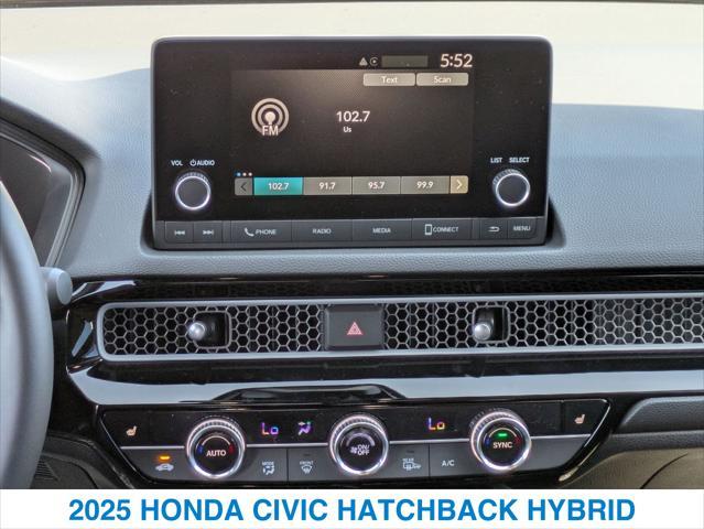 new 2025 Honda Civic Hybrid car, priced at $31,755