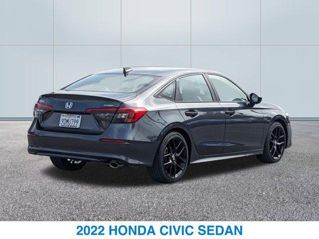 used 2022 Honda Civic car, priced at $24,788