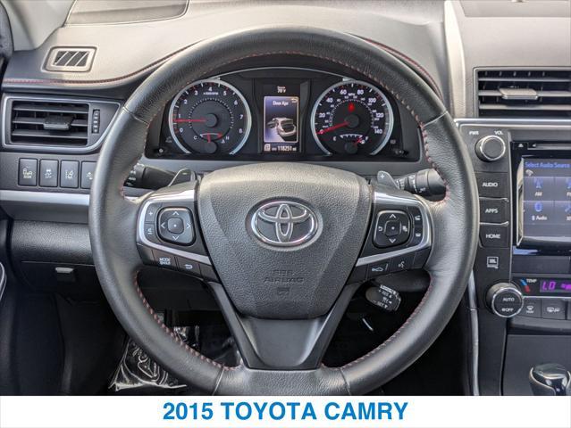 used 2015 Toyota Camry car, priced at $15,000