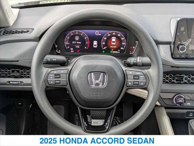 new 2025 Honda Accord car, priced at $29,445