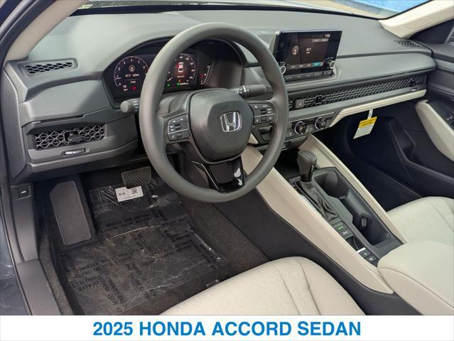 new 2025 Honda Accord car, priced at $29,445