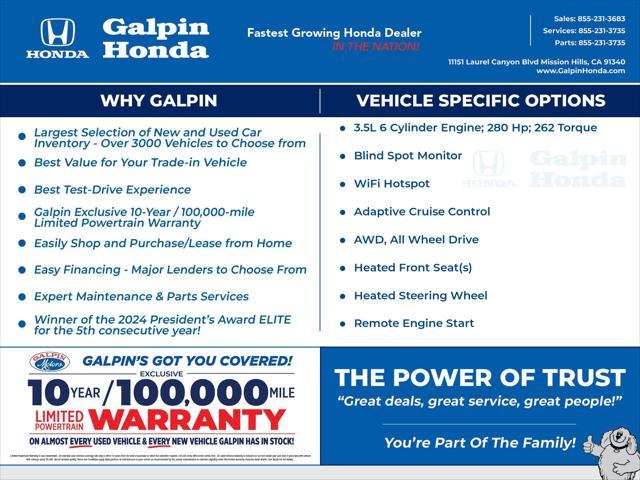 used 2022 Honda Passport car, priced at $36,227