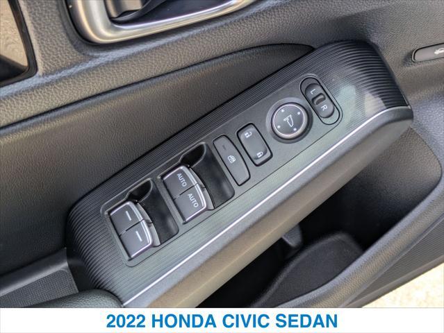 used 2022 Honda Civic car, priced at $25,773