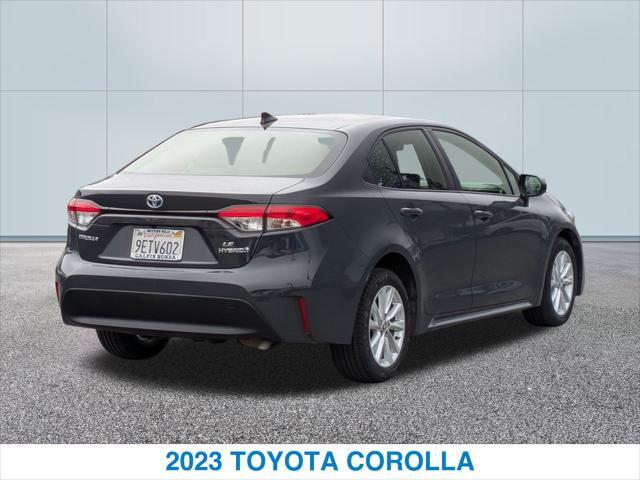used 2023 Toyota Corolla Hybrid car, priced at $21,438
