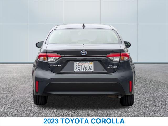 used 2023 Toyota Corolla Hybrid car, priced at $21,438