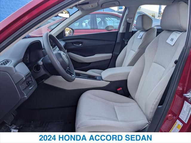 new 2024 Honda Accord car, priced at $29,445