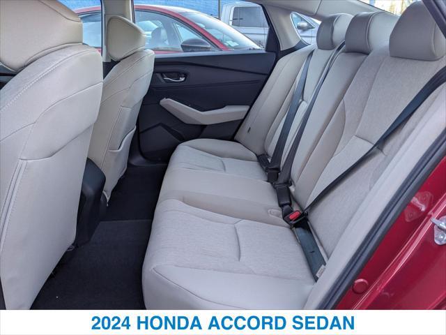 new 2024 Honda Accord car, priced at $29,445