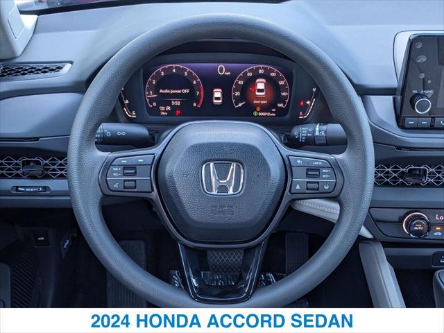 new 2024 Honda Accord car, priced at $29,445