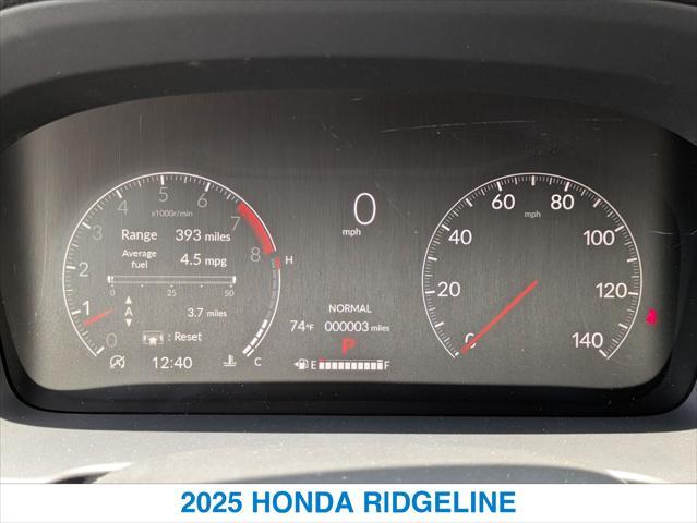 new 2025 Honda Ridgeline car, priced at $48,655