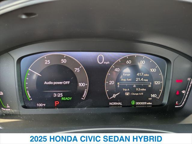 new 2025 Honda Civic Hybrid car, priced at $33,555
