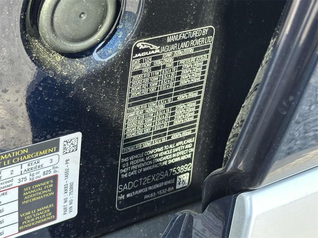 new 2025 Jaguar F-PACE car, priced at $59,995