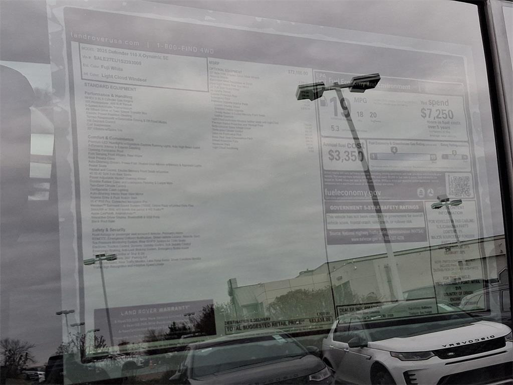 used 2025 Land Rover Defender car, priced at $75,211