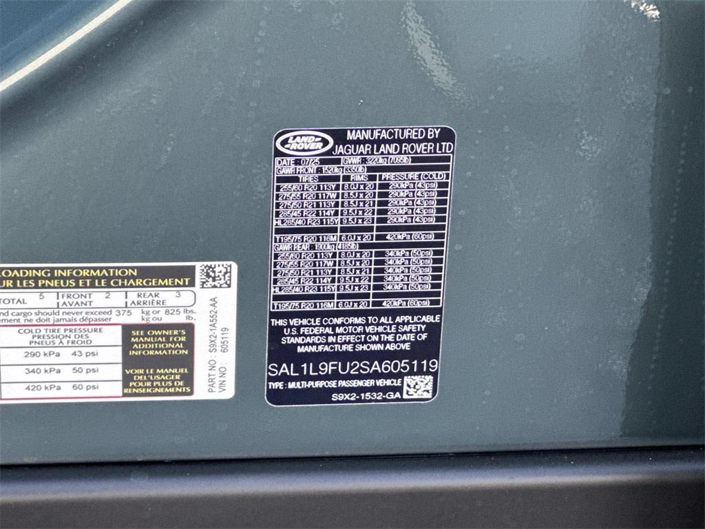 new 2025 Land Rover Range Rover Sport car, priced at $112,335