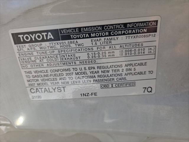 used 2007 Toyota Yaris car, priced at $3,450