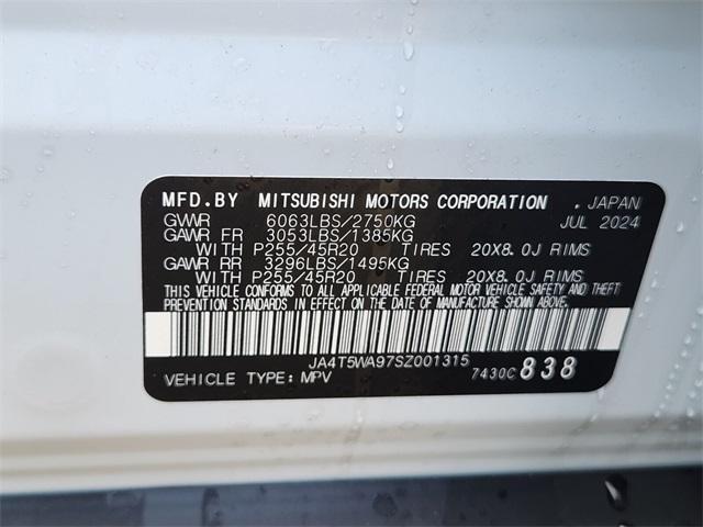 new 2025 Mitsubishi Outlander PHEV car, priced at $44,775