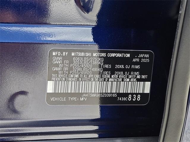 new 2025 Mitsubishi Outlander PHEV car, priced at $40,870