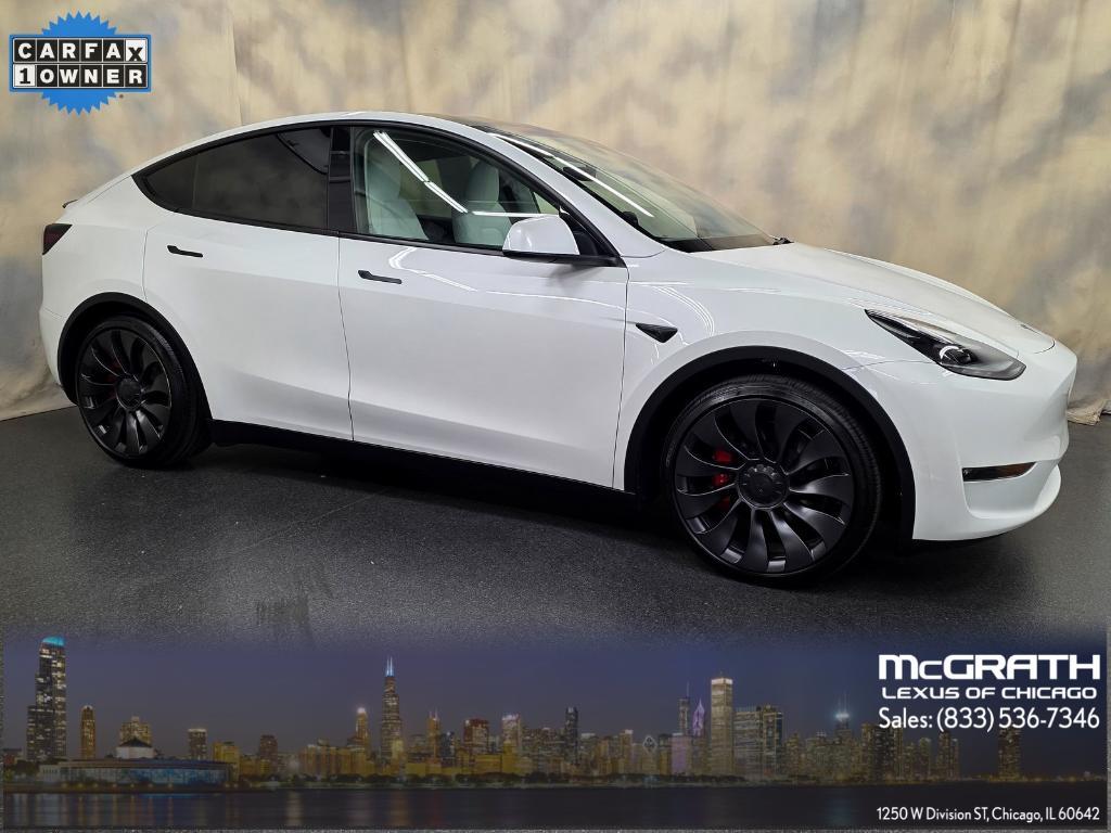 used 2025 Tesla Model Y car, priced at $41,888