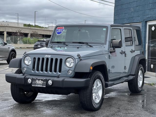used 2015 Jeep Wrangler Unlimited car, priced at $16,995