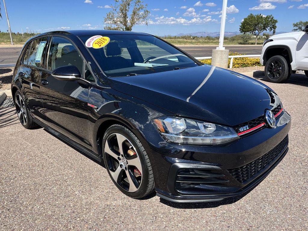 used 2018 Volkswagen Golf GTI car, priced at $18,789