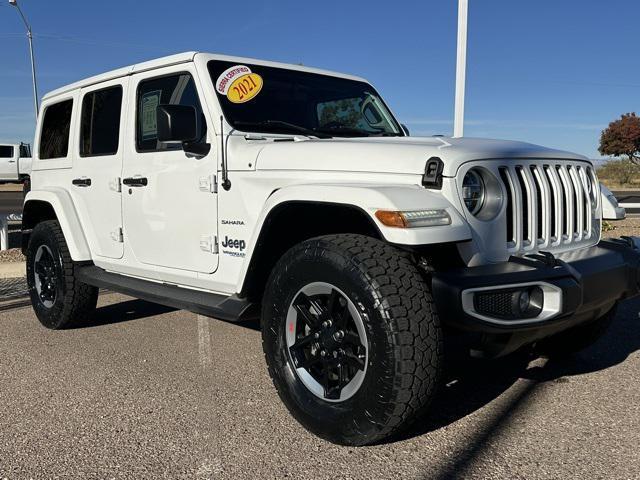 used 2021 Jeep Wrangler Unlimited car, priced at $33,989