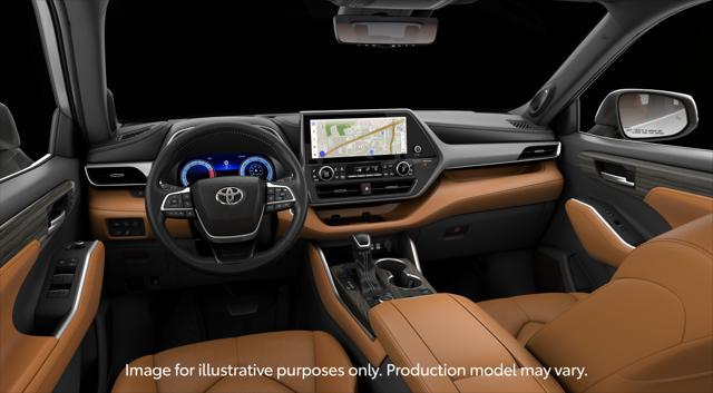 new 2025 Toyota Highlander car, priced at $55,017