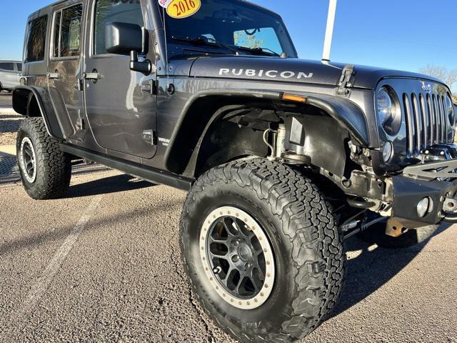 used 2016 Jeep Wrangler Unlimited car, priced at $25,789